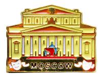   Значок фигурный "Москва. Большой театр" арт 8676333 магазин сувениров Наши подарки