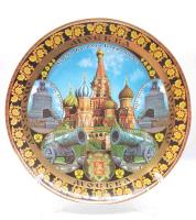  Тарелка Москва сувенирная 20 см. арт. 6742223 магазин сувениров Наши подарки