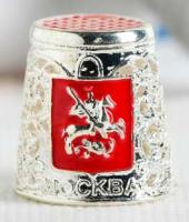  Напёрсток сувенирный «Москва», под серебро арт. 7923411 магазин сувениров Наши подарки