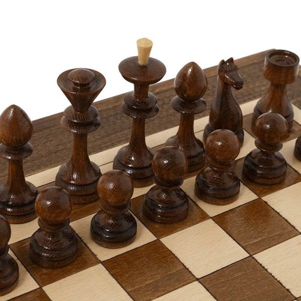 Шахматы + Нарды резные 40, Haleyan Артикул: kh112 