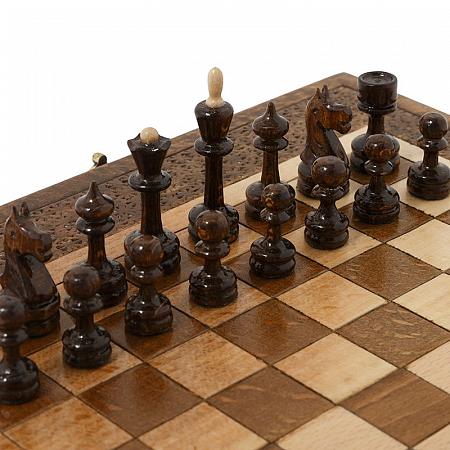 Шахматы + Нарды резные 30, Haleyan  Артикул: kh111 