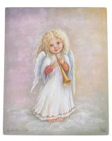 Картина авторская "Ангел с дудочкой"  22х18 см. арт. 797433