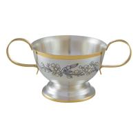 картинка Серебряная Чашка "Сакура" На заказ Арт: 40080017С06 магазин 