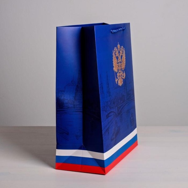 Пакет вертикальный «Могучая страна», 25 × 32 × 12 см. арт. 632349