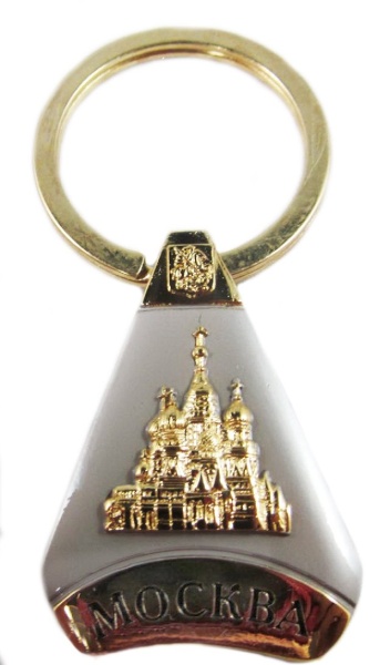 Брелок треугольный "Москва", длина 7,5 см арт. 7987433