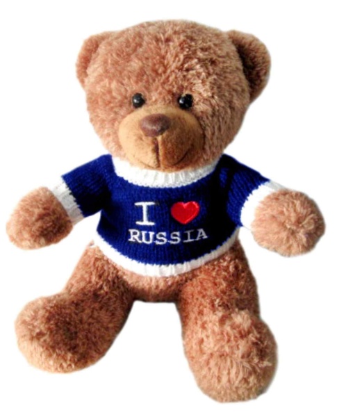 картинка Игрушка мягкая 20 см "Мишка-I LOVE RUSSIA арт. MIM0200RUS0B магазин подарков
