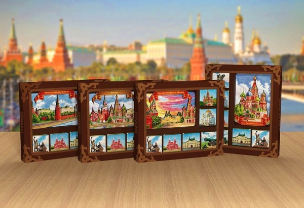 Шоколадный набор с магнитом "Московское наследие" арт. Б11122