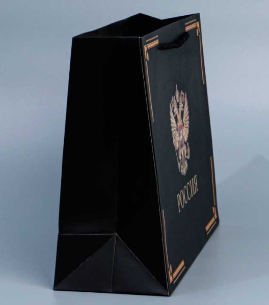 Пакет подарочный «Россия в душе моей», 32 × 26 × 12 см арт. 572385